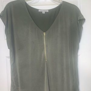 Olive green blouse